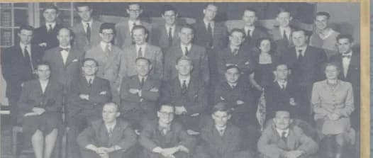 Medical students at the founding of IFMSA, 1951.